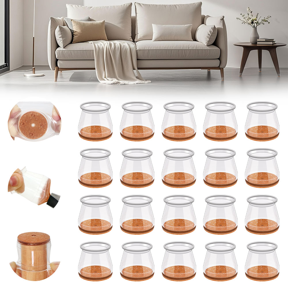 Outdoor Furniture Leg Protectors - 24-36 шт. колпачки для ножек стула,