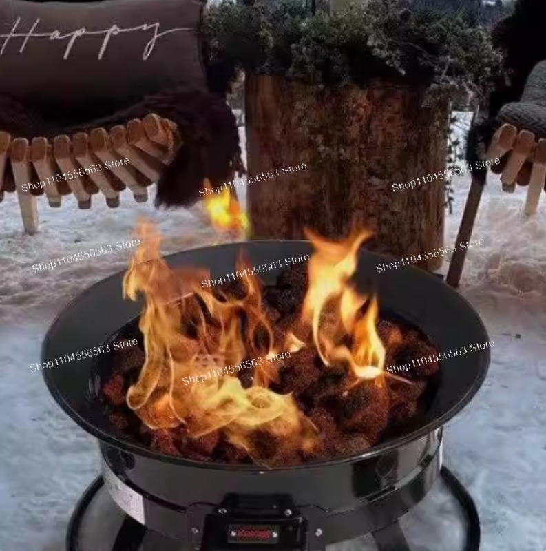 Outdoor Furniture Fire Pit - Портативная газовая жаровня на пропане 58