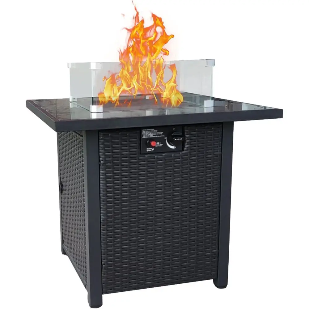 Outdoor Furniture Fire Pit - Плетеная мебель для патио, комплект из