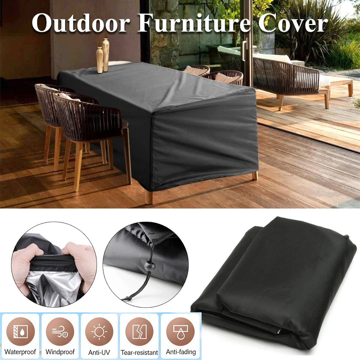 Outdoor Furniture Table And Chairs - Чехол для садовой мебели (кресел, диванов,