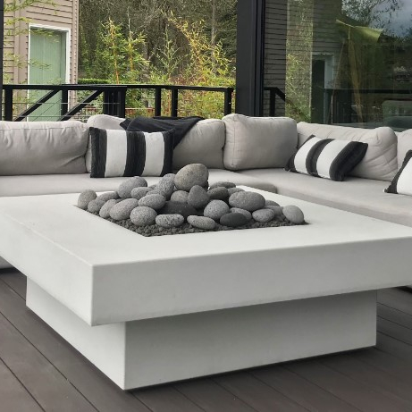 Outdoor Furniture Fire Pit - Комплект уличной мебели: диван, стол-очаг, индивидуальный