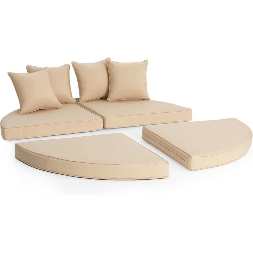 Outdoor Furniture Replacement Fabric - Сменные подушки для круглой уличной кровати-шезлонга