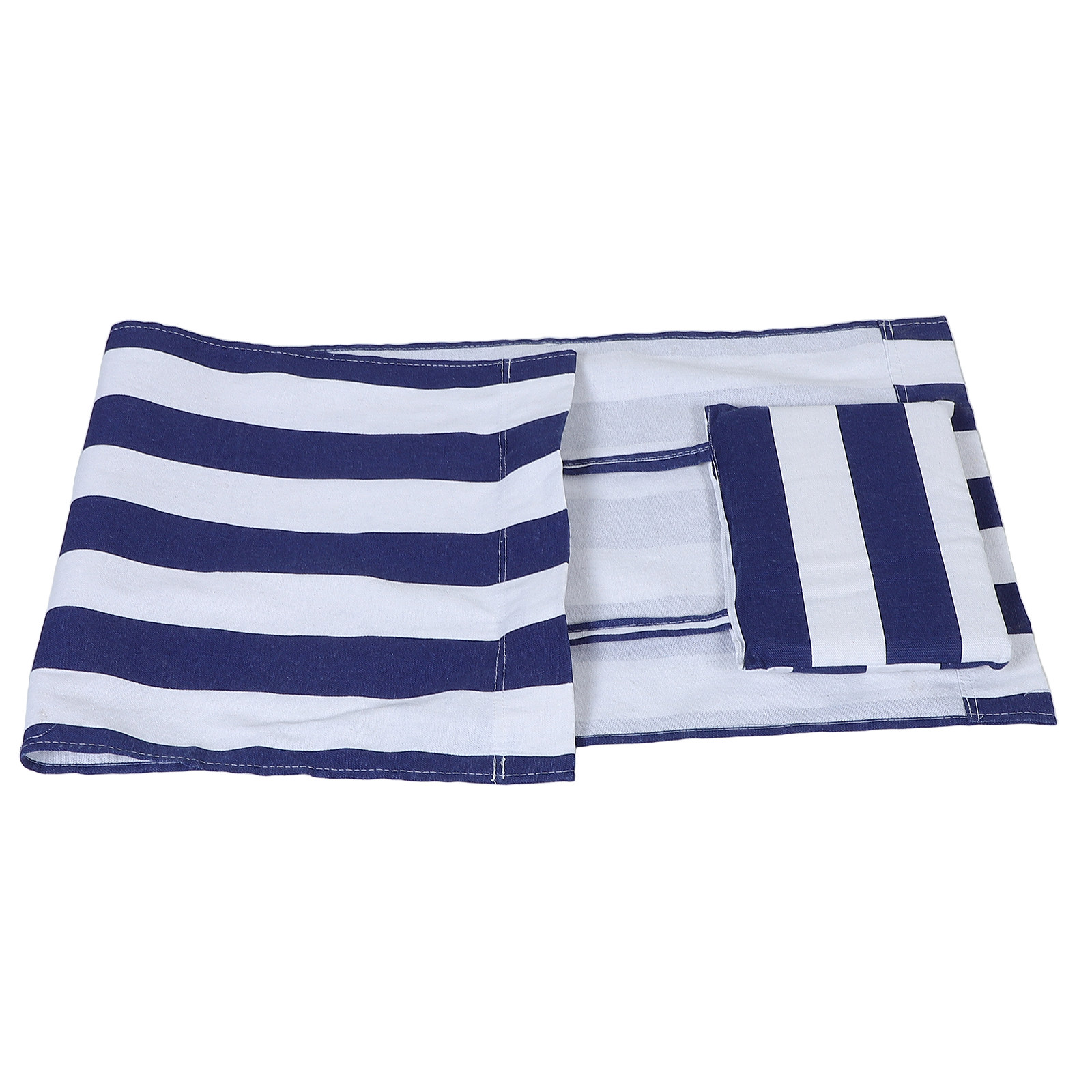 Outdoor Furniture Replacement Fabric - Ткань для замены кресла-шезлонга, сине-белые полосы,