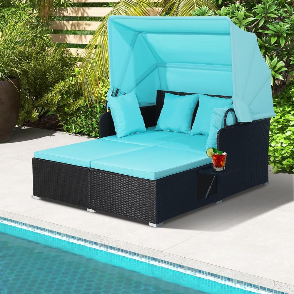 Outdoor Furniture Ofo - Уличная кушетка-шезлонг для двоих из искусственного