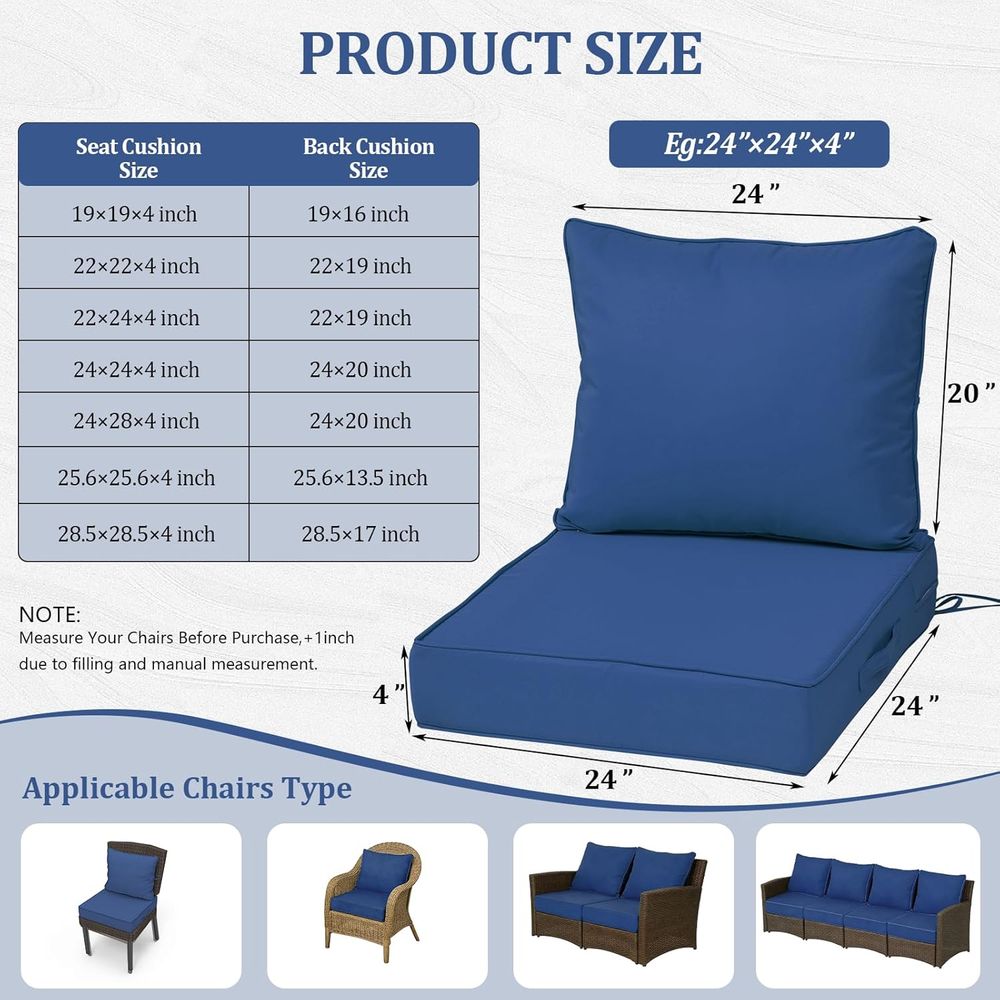 Набор из 4-х глубоких уличных  – обзор и цена Outdoor Furniture Waterproof