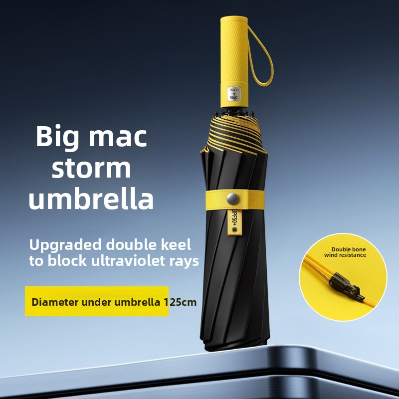 Зонт мужской складной, 125 см, – обзор и цена Parasol Umbrella Large