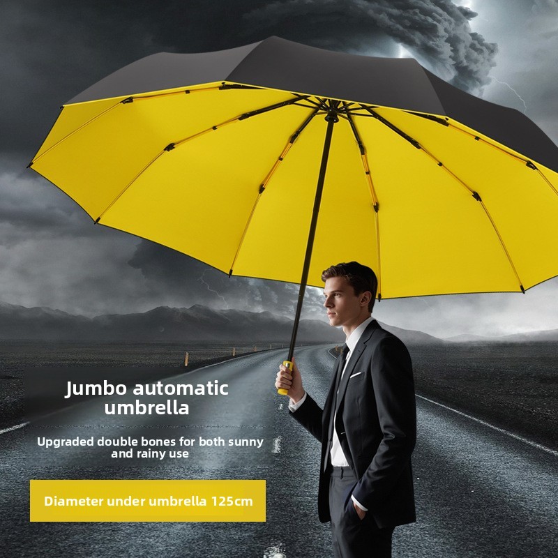 Зонт мужской складной, 125 см, – обзор и цена Parasol Umbrella Large