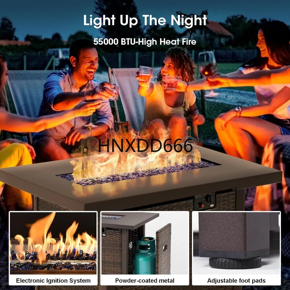 7-местный комплект садовой меб – обзор и цена Outdoor Furniture Fire Pit