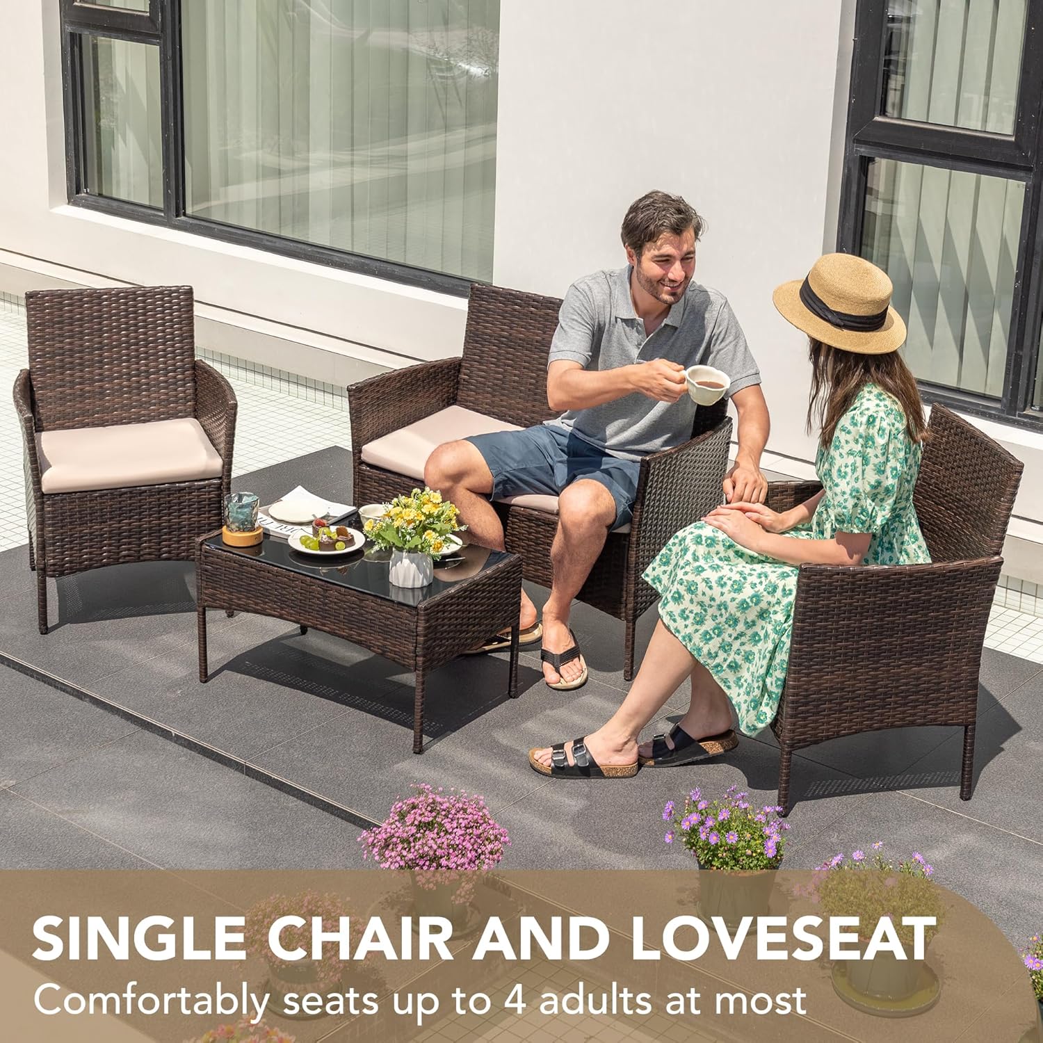Комплект уличной мебели из 4 п – обзор и цена Outdoor Furniture Ofo