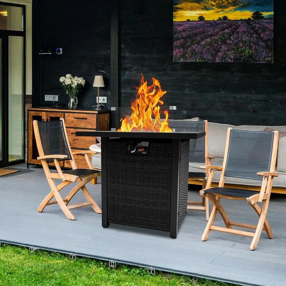 Плетеная мебель для патио, ком – обзор и цена Outdoor Furniture Fire Pit