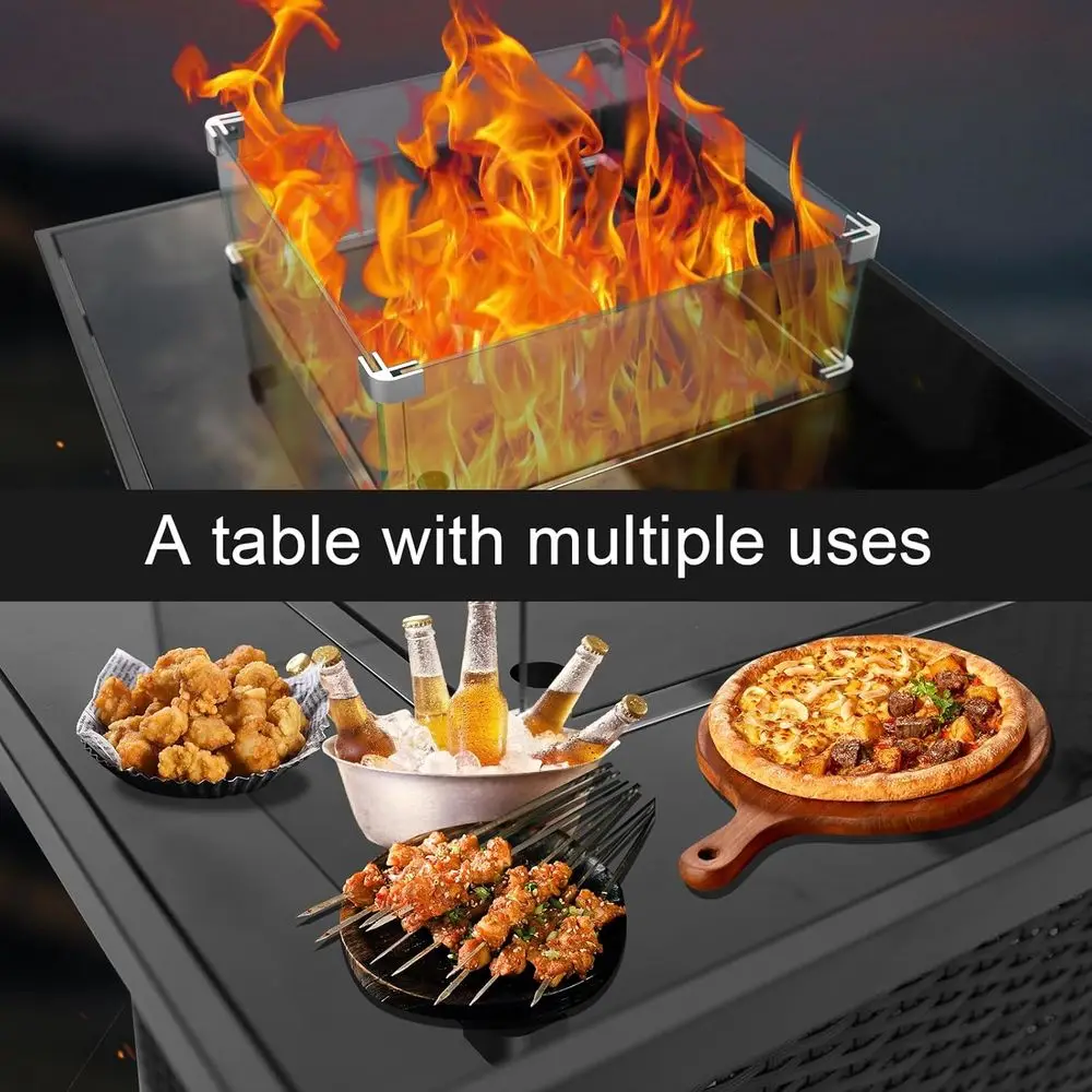 Плетеная мебель для патио, ком – обзор и цена Outdoor Furniture Fire Pit