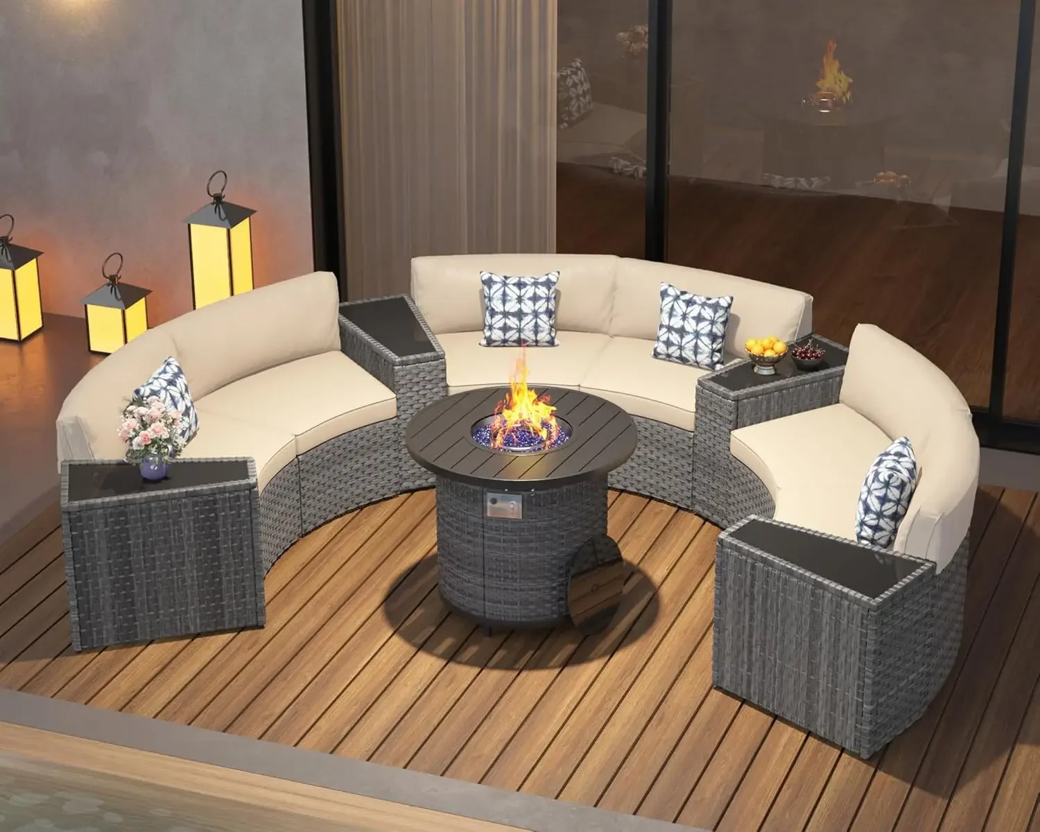 l Комплект мебели для патио с  – обзор и цена Outdoor Furniture Fire Pit