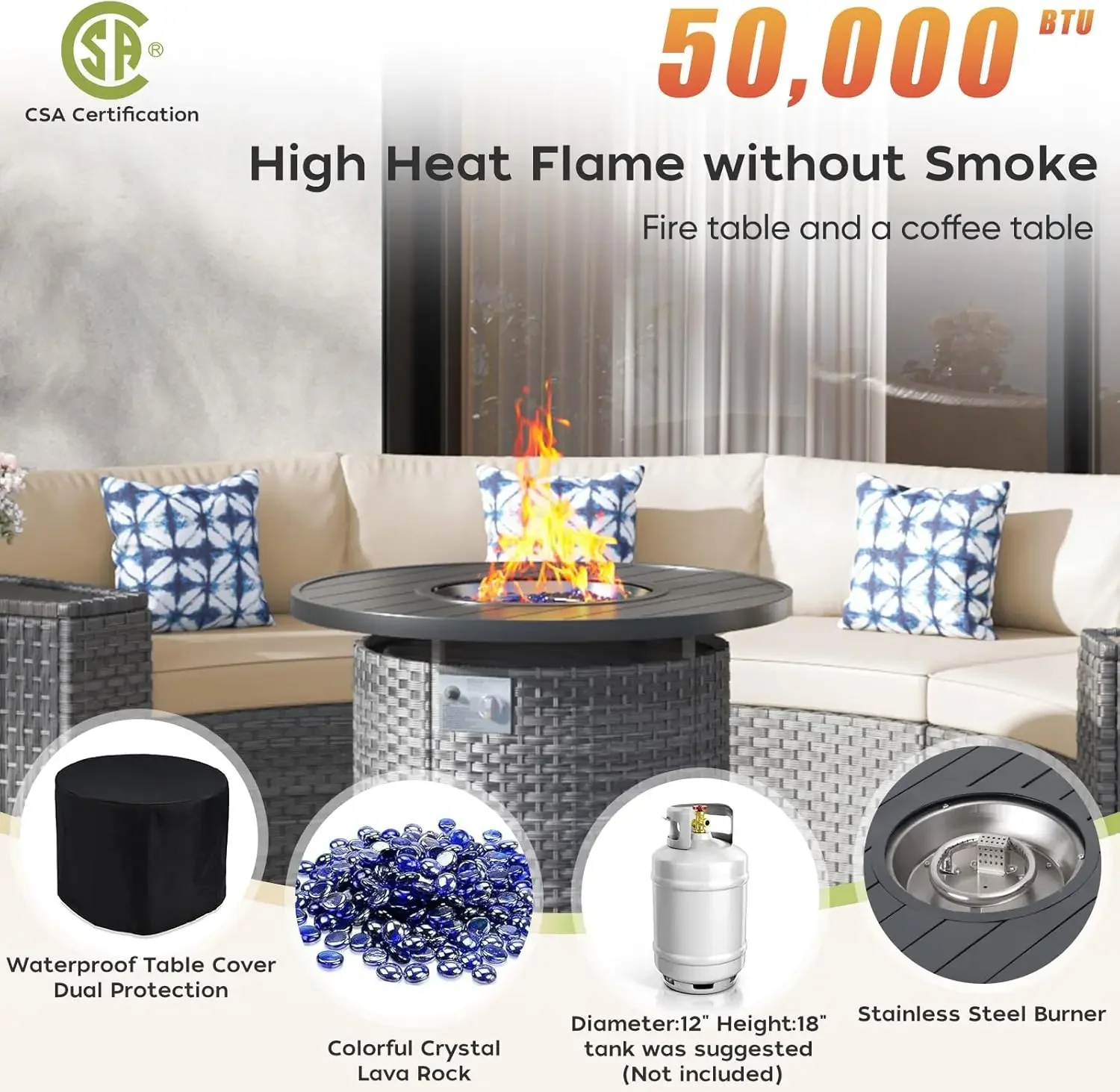 l Комплект мебели для патио с  – обзор и цена Outdoor Furniture Fire Pit