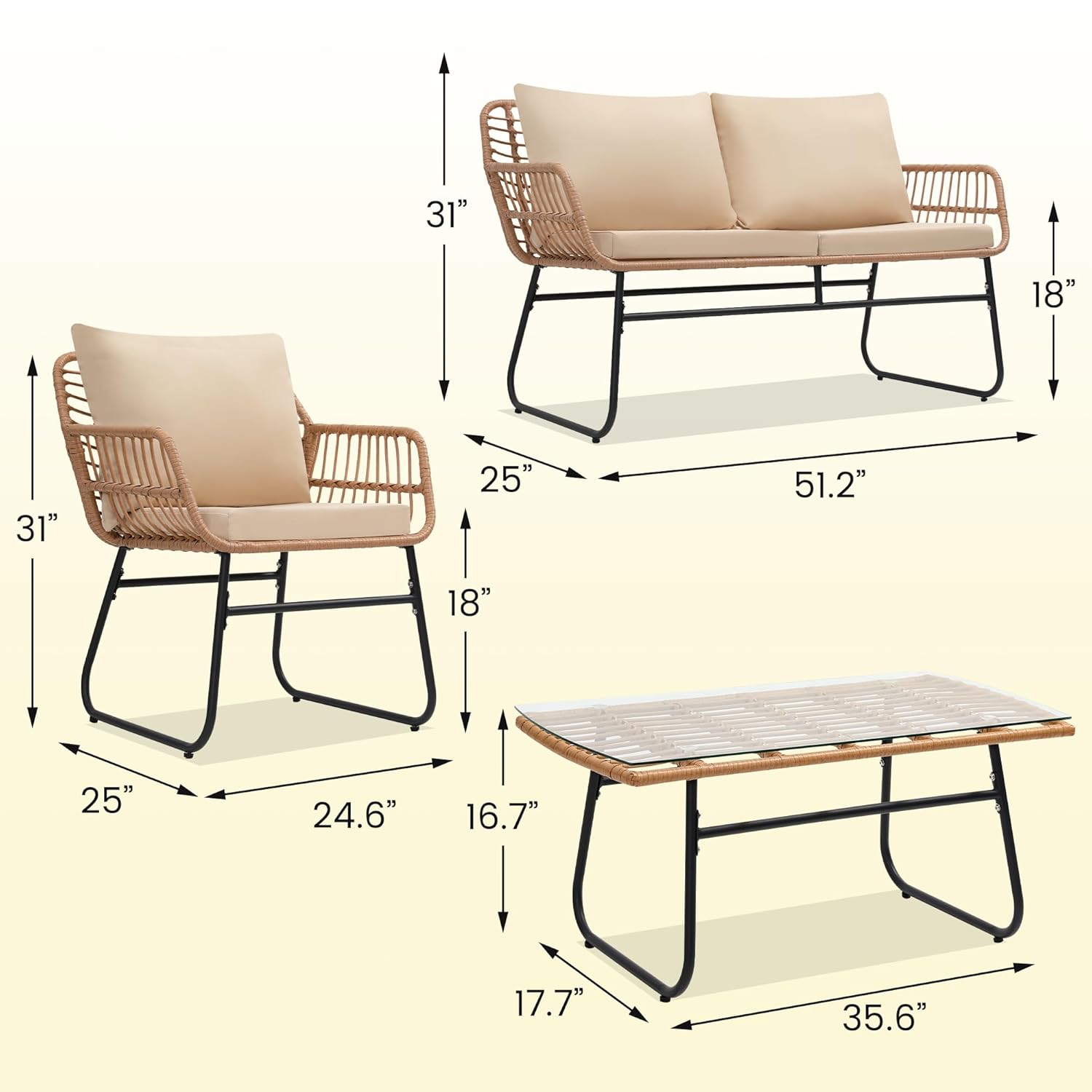 Комплект садовой мебели для па – обзор и цена Outdoor Furniture Ofo