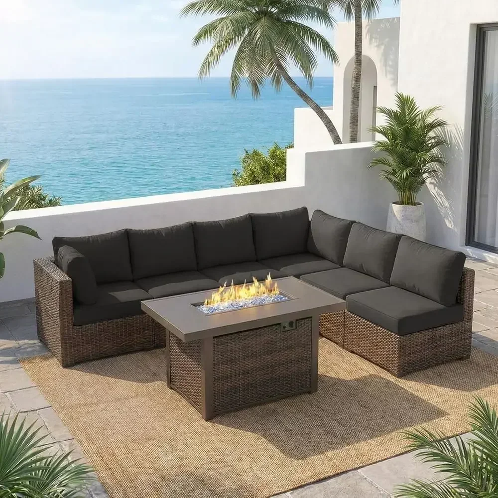 Комплект садовой мебели из 7 п – обзор и цена Outdoor Furniture Fire Pit