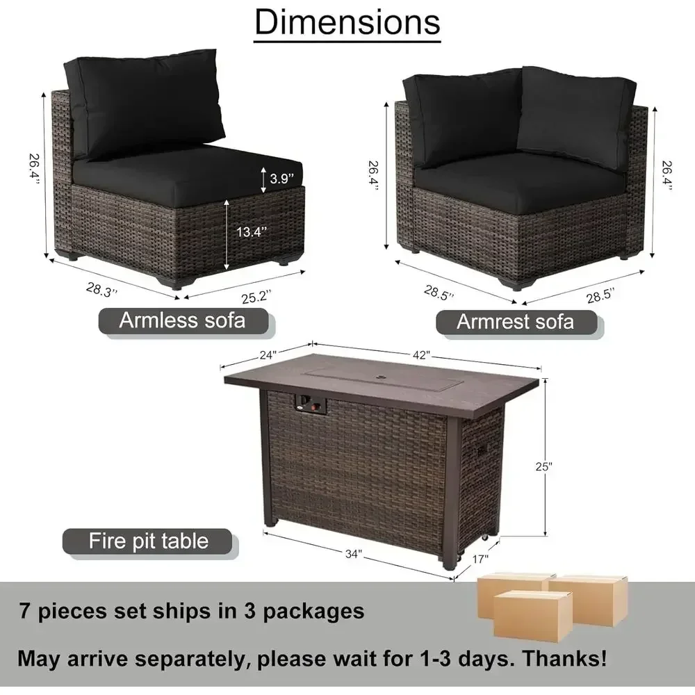 Комплект садовой мебели из 7 п – обзор и цена Outdoor Furniture Fire Pit