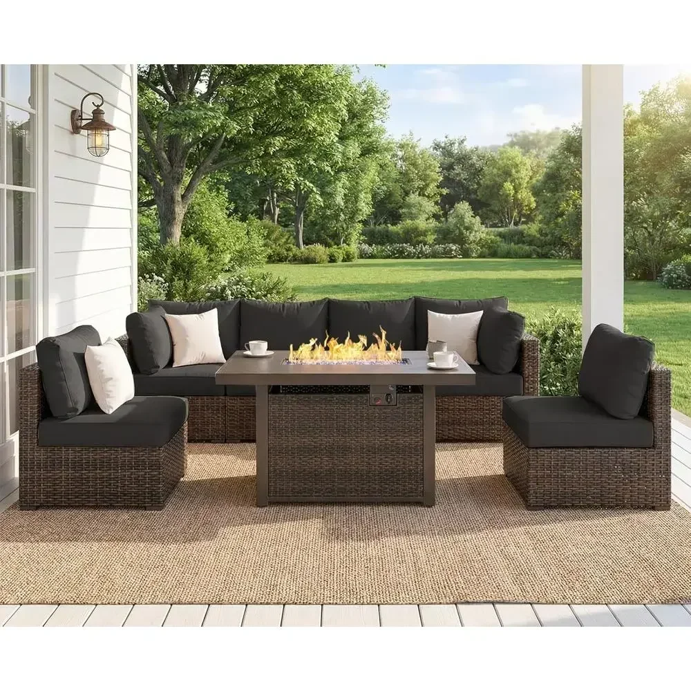 Комплект садовой мебели из 7 п – обзор и цена Outdoor Furniture Fire Pit